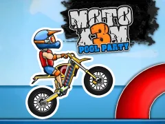 Moto X3M  Pool Party – kostenloses Online-Spiel