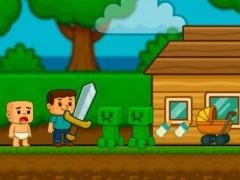 Baby Noob Help! Steve – kostenloses Online-Spiel