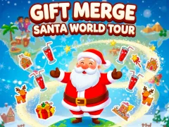 Gift Merge Santa World Tour – kostenloses Online-Spiel