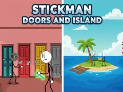 Stickman Doors and Island – kostenloses Online-Spiel