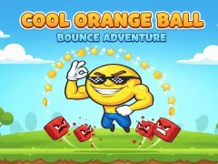 Cool Orange Ball: Bounce Adventure – kostenloses Online-Spiel