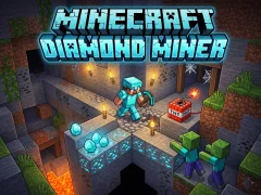 Minecraft Diamond Miner – kostenloses Online-Spiel