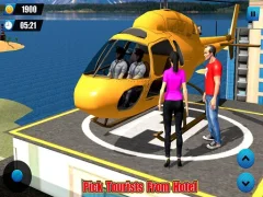 Helicopter Taxi Tourist Transport – kostenloses Online-Spiel
