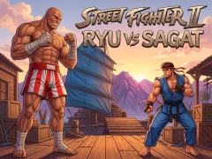 Street Fighter II Ryu vs Sagat – kostenloses Online-Spiel