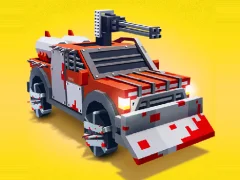 Zombie Derby Blocky Roads – kostenloses Online-Spiel