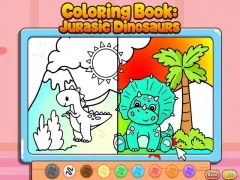 Coloring Book: Jurassic Dinosaurs – kostenloses Online-Spiel