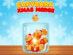 Capybara Xmas Merge – kostenloses Online-Spiel
