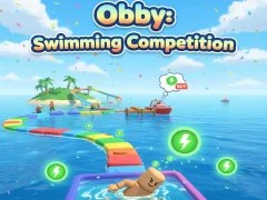 Obby: Swimming competition – kostenloses Online-Spiel