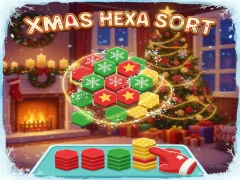 Xmas Hexa Sort – kostenloses Online-Spiel