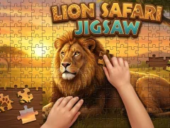 Lion Safari Jigsaw – kostenloses Online-Spiel