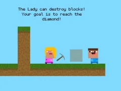 Lady And Nubik Build And Dig – kostenloses Online-Spiel