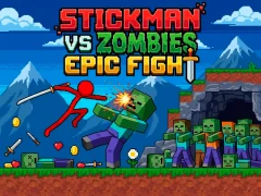 Stickman vs Zombies: Epic Fight – kostenloses Online-Spiel