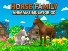 Horse Family Animal Simulator 3D – kostenloses Online-Spiel