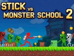 Stick vs Monster School 2 – kostenloses Online-Spiel