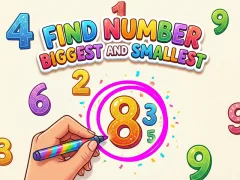 Find Number Biggest and Smallest – kostenloses Online-Spiel