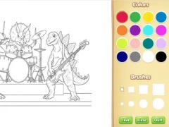Dinosaur Coloring Book For Kids – kostenloses Online-Spiel