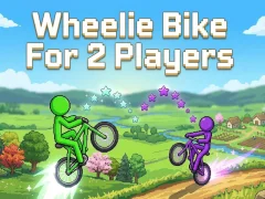 Wheelie Bike For 2 Players – kostenloses Online-Spiel