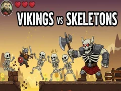 Vikings Vs Skeletons – kostenloses Online-Spiel