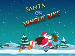 Santa On Wheelie Bike – kostenloses Online-Spiel