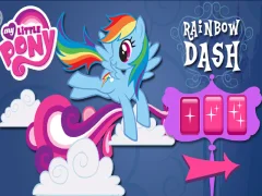Rainbow Dash's Cloud Bump – kostenloses Online-Spiel