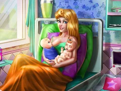 Sleepy Princess Twins Birth – kostenloses Online-Spiel