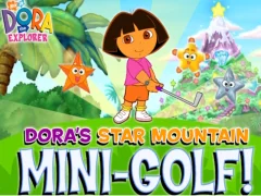 Dora The explorer Dora's Star Mountain Mini-Golf – kostenloses Online-Spiel