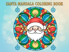 Santa Mandala Coloring Book – kostenloses Online-Spiel
