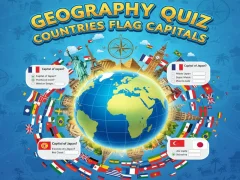 Geography Quiz Countries Flag Capitals – kostenloses Online-Spiel