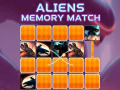 Aliens Memory Match – kostenloses Online-Spiel