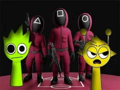 Squid Game Sprunki FNF Battle – kostenloses Online-Spiel