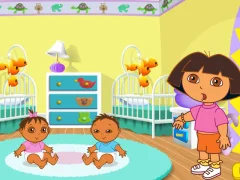 Dora the Explorer Dora's Playtime with the Twins – kostenloses Online-Spiel