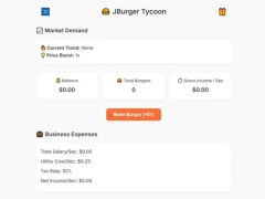 Jburger Tycoon – kostenloses Online-Spiel