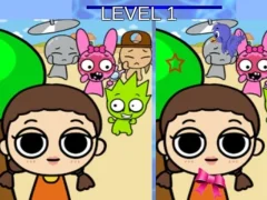 Sprunki and Squid Game Difference – kostenloses Online-Spiel