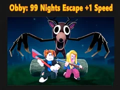 Obby: 99 Nights Escape +1 Speed – kostenloses Online-Spiel