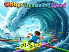Obby: Tsunami +1 speed – kostenloses Online-Spiel