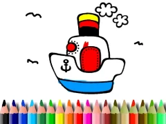 Back to School: Boat Coloring – kostenloses Online-Spiel