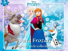 Anna Frozen Jigsaw Puzzle Collection – kostenloses Online-Spiel