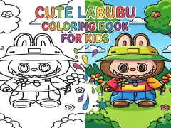 Cute Labubu Coloring Book for Kids – kostenloses Online-Spiel