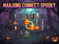 Mahjong Connect Spooky – kostenloses Online-Spiel