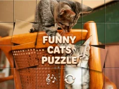Funny Cats Puzzle – kostenloses Online-Spiel