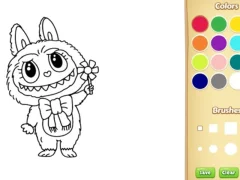 Labubu Doll Coloring Book for Kids – kostenloses Online-Spiel