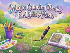 Magic Coloring Book for Little Artists – kostenloses Online-Spiel