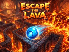 Escape the lava – kostenloses Online-Spiel