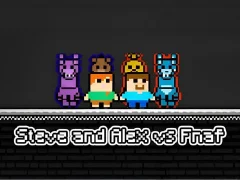 Steve and Alex vs Fnaf – kostenloses Online-Spiel