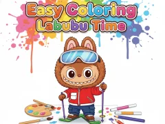 Easy Coloring Labubu Time – kostenloses Online-Spiel