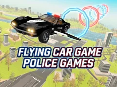 Flying Car Game Police Games – kostenloses Online-Spiel
