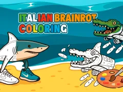 Italian Brainrot Coloring – kostenloses Online-Spiel