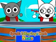 Sprunki: Talking Gray & Wenda News – kostenloses Online-Spiel