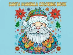 Santa Mandala Coloring Pages – kostenloses Online-Spiel