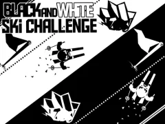Black and White Ski Challenge – kostenloses Online-Spiel